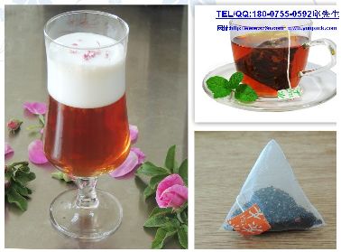 香港尼龙三角袋袋泡茶内外袋包装机 Hong Kong nylon triangle bag tea bag packing machine